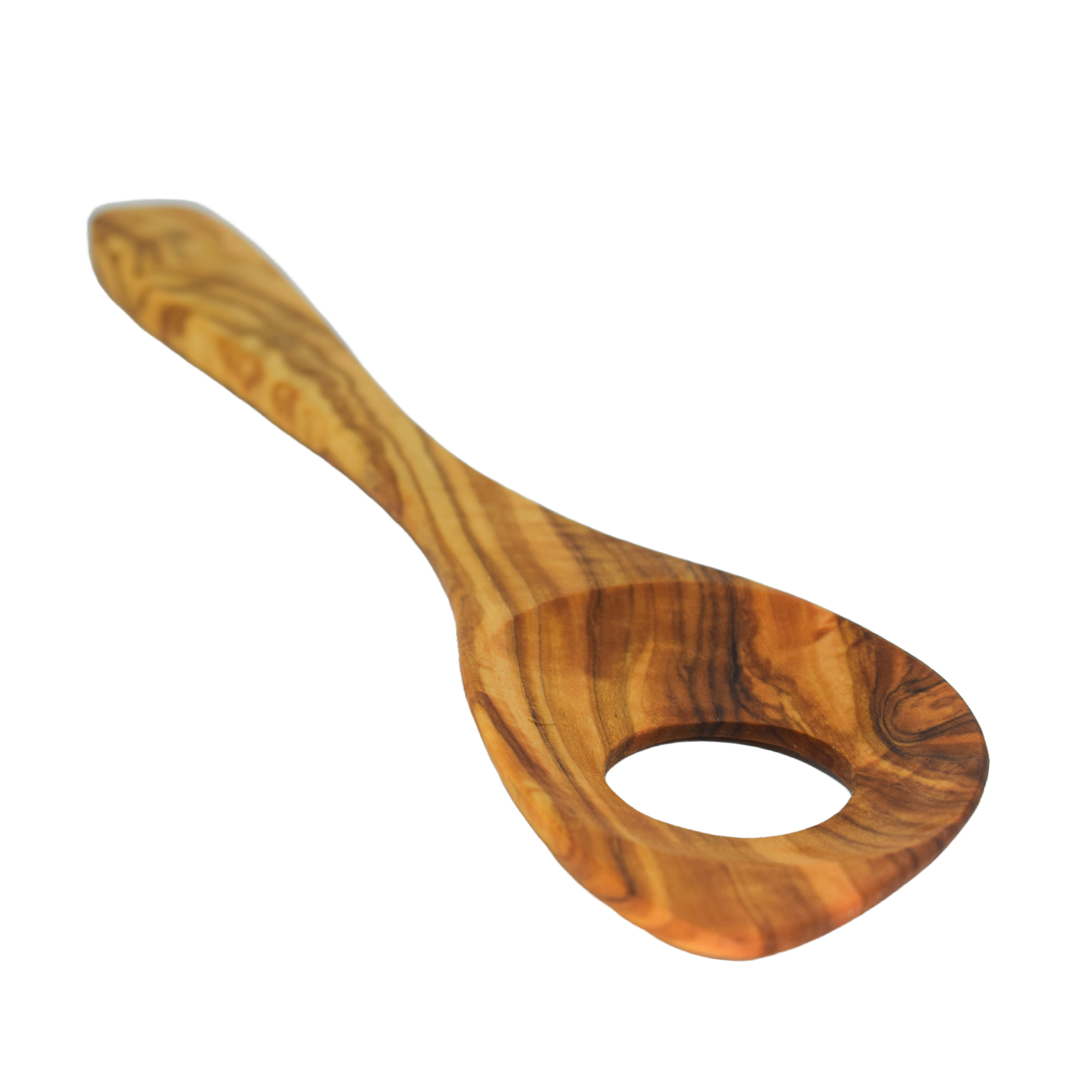 Kochlöffel spitz mit Loch